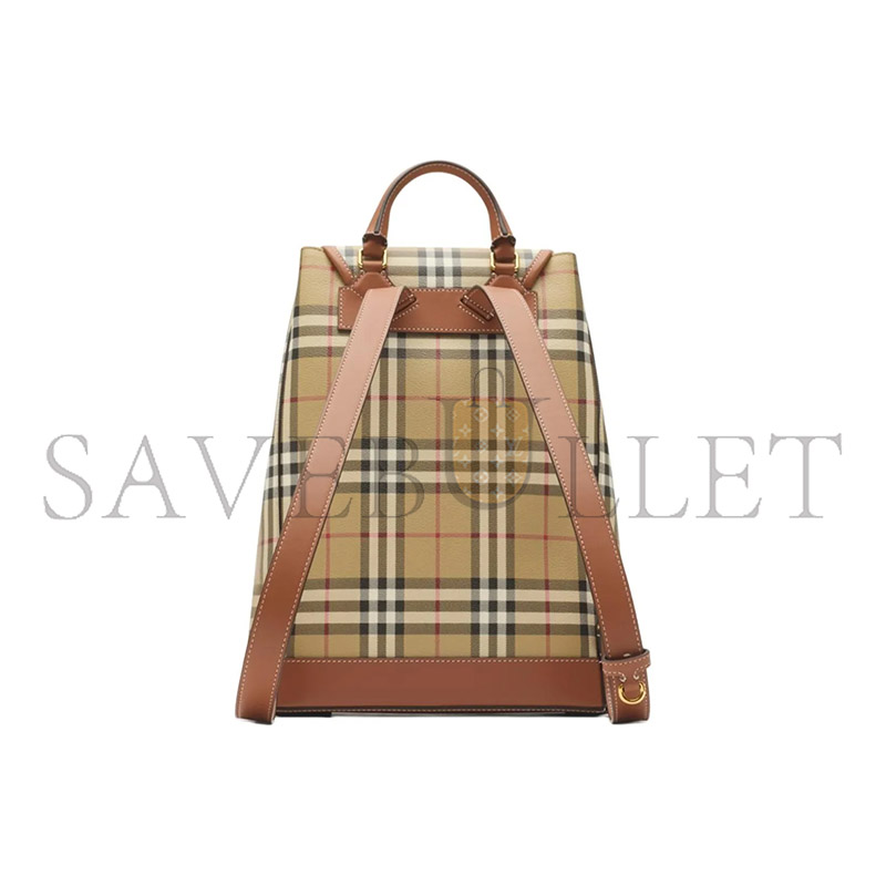 Bv*b*rry plaid backpack 81097971 (37*24*13cm)